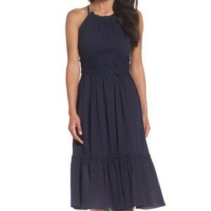 Eliza J Navy Dress